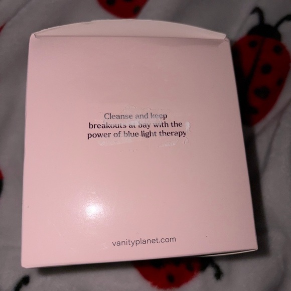 NIB VANITY PLANET Anti-Aging Leda Blue LED Sonic Facial Brush - "New" - Picture 2 of 8